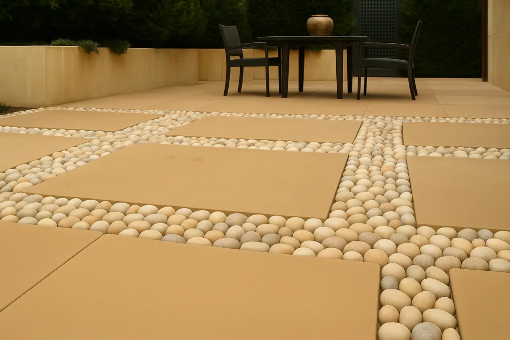 Polished black and white pebbles from leading Karnataka manufacturers