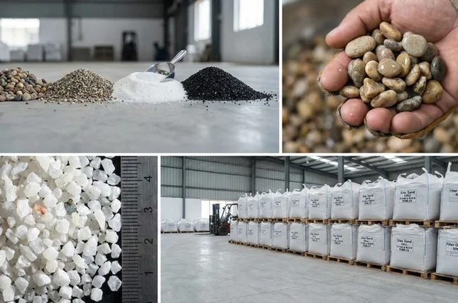 Water Filtration Media in Bangalore: Silex Sand, Gravel & Anthracite