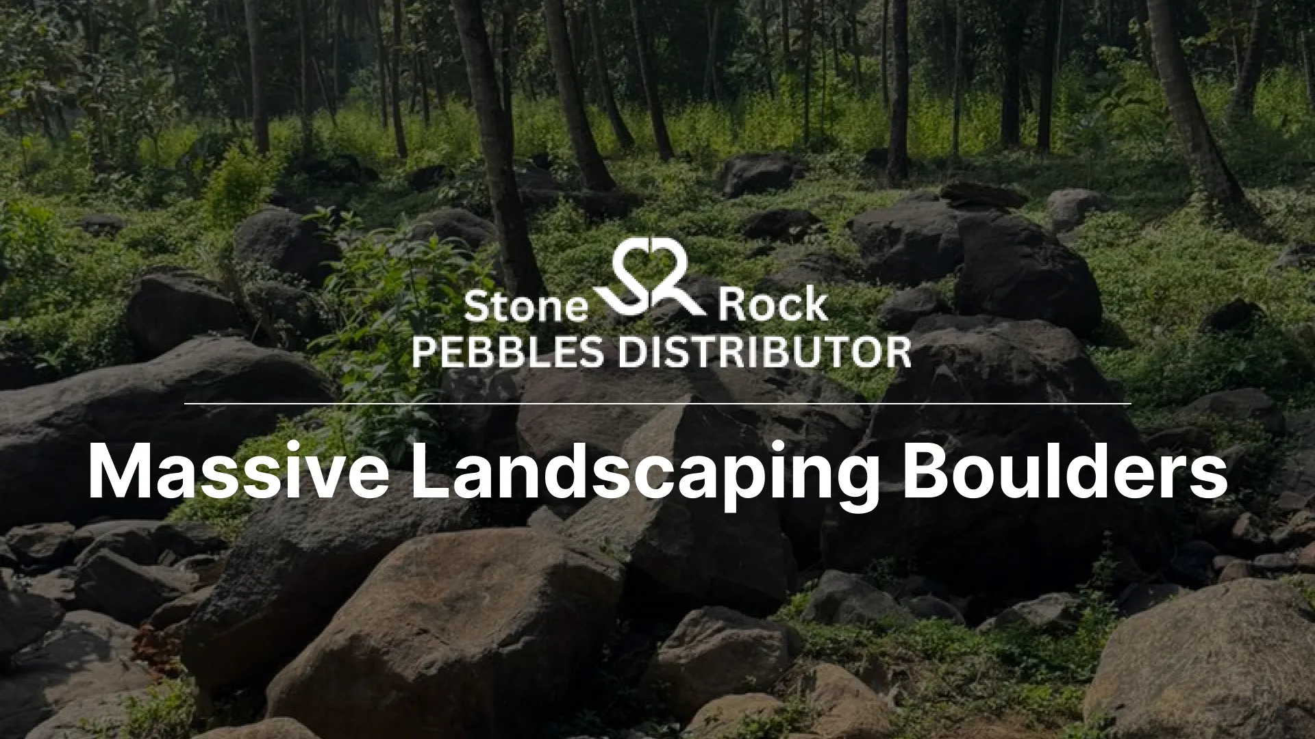 Massive-Landscaping-Boulders-Wholesale Massive natural landscaping boulders available from wholesale supplier.