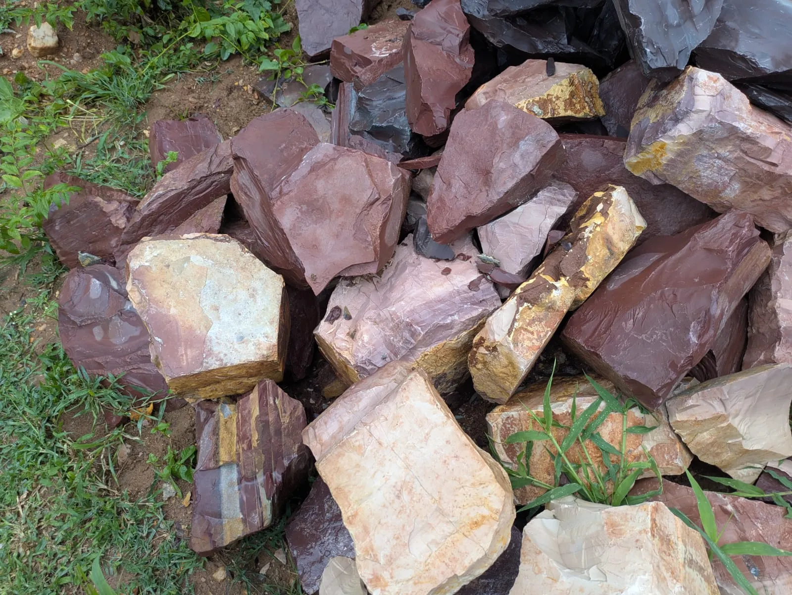 Mixed Decorative Hardscaping