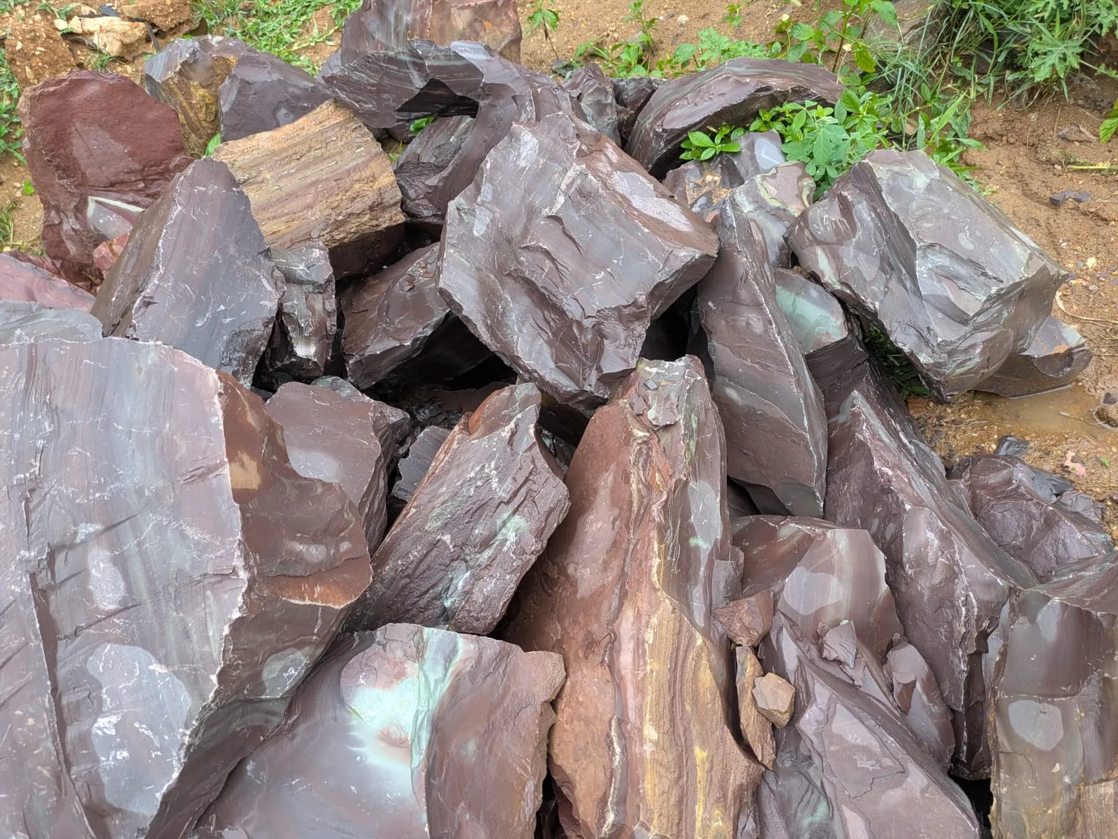 Red Natural Slate